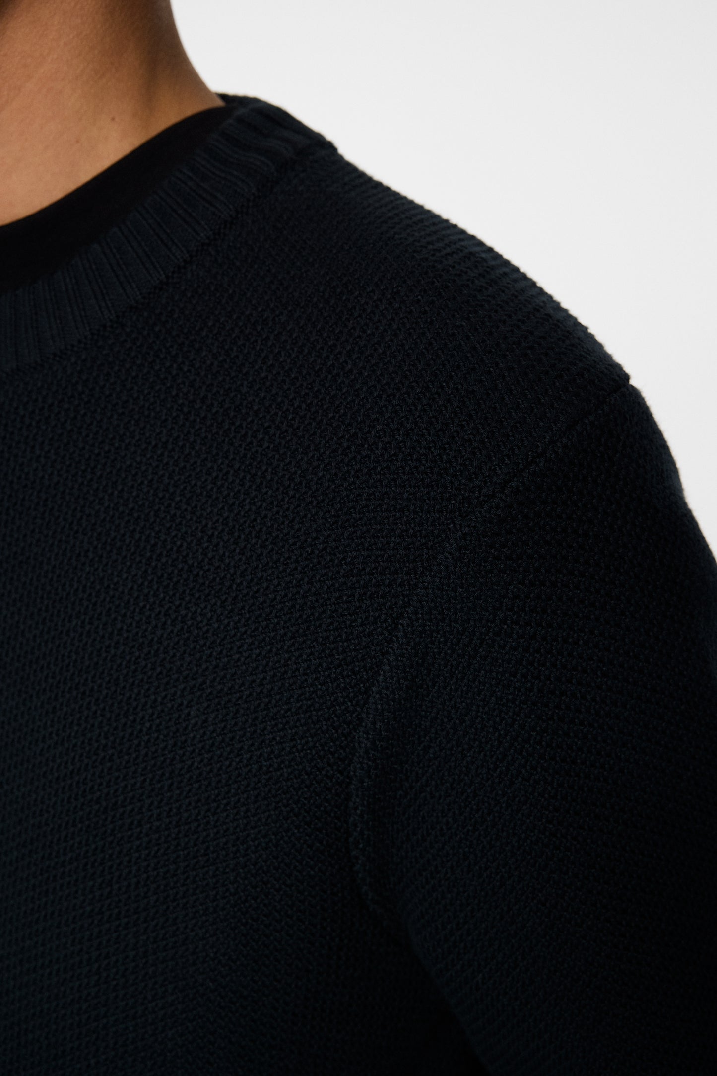 Oliver Structure Sweater in JL Navy by J.Lindeberg