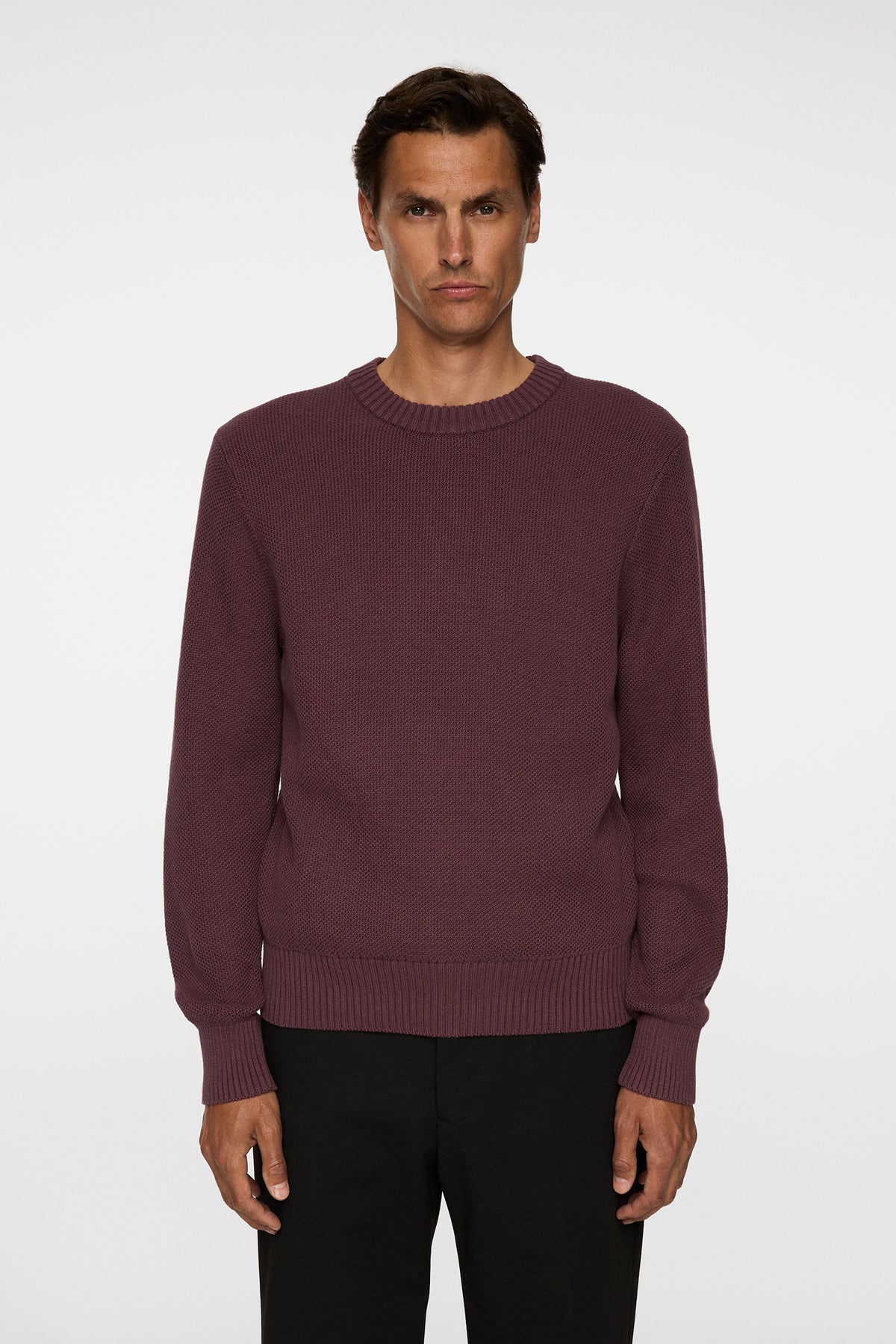 Oliver Structure Sweater in Huckleberry by J.Lindeberg