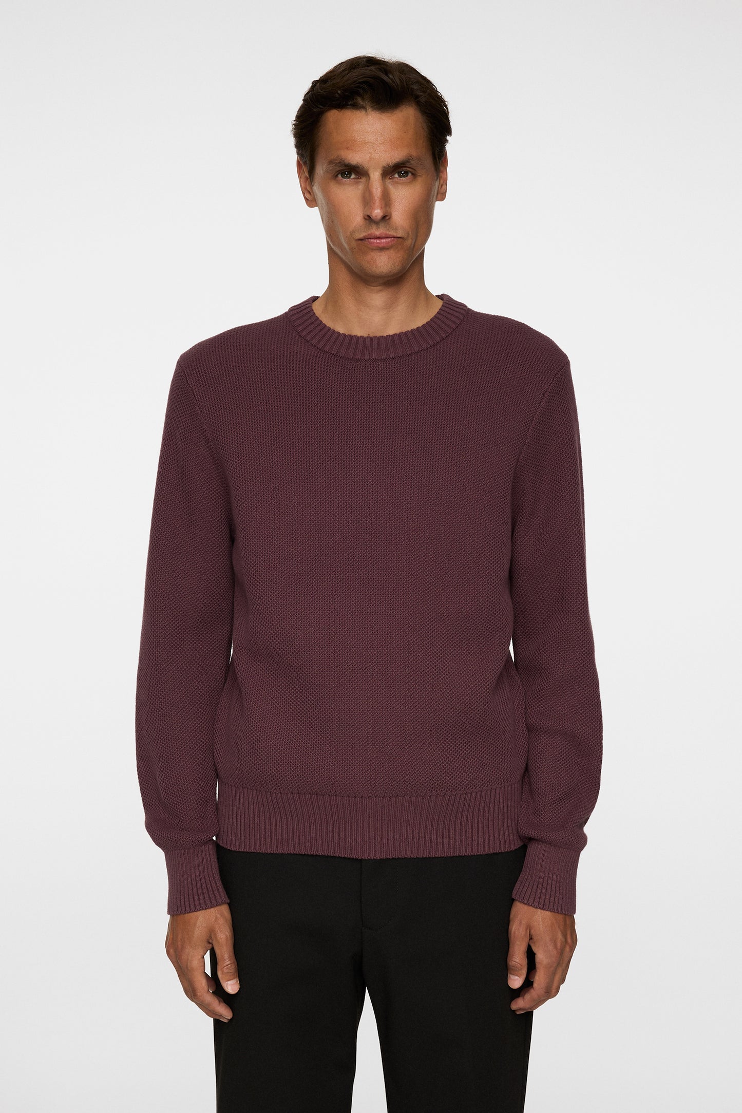 Oliver Structure Sweater in Huckleberry by J.Lindeberg