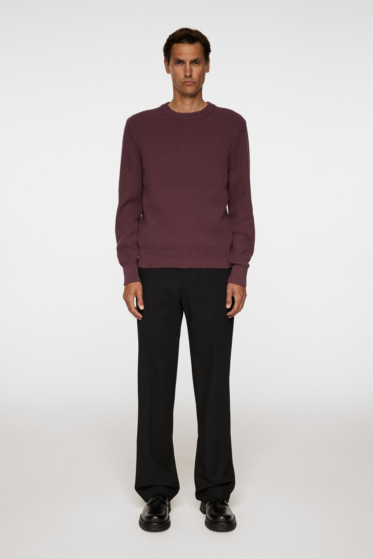 Oliver Structure Sweater in Huckleberry by J.Lindeberg