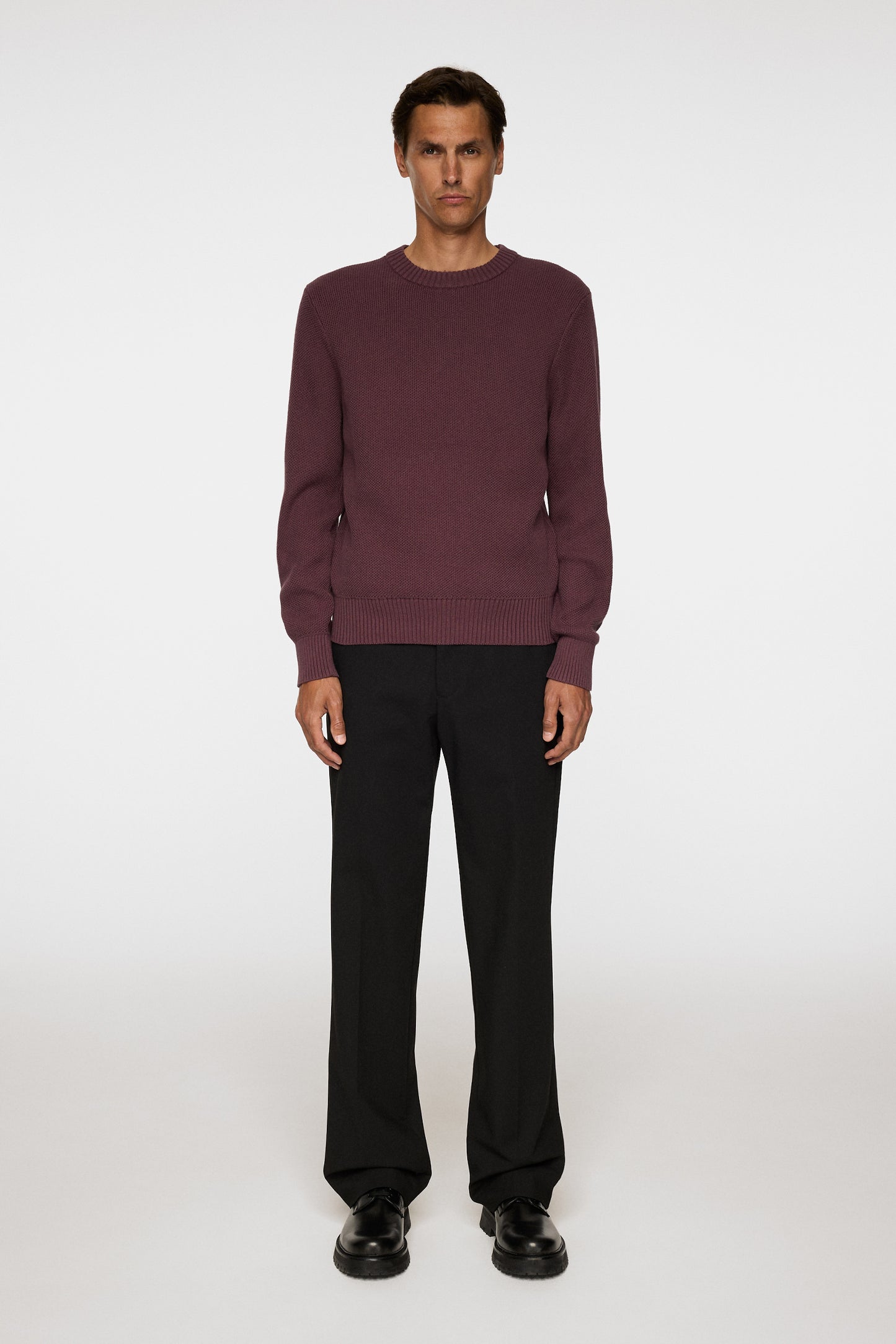 Oliver Structure Sweater in Huckleberry by J.Lindeberg