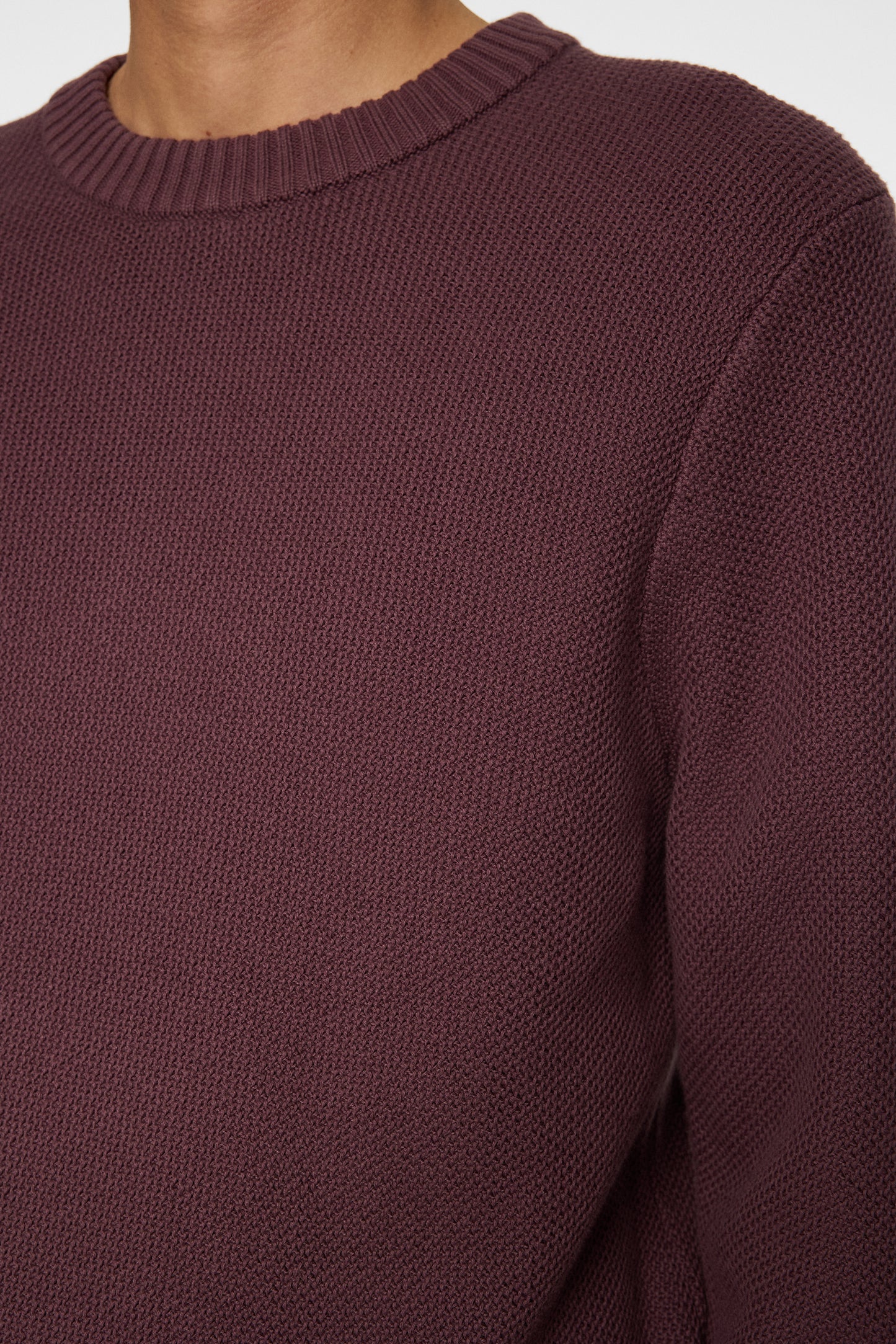 Oliver Structure Sweater in Huckleberry by J.Lindeberg