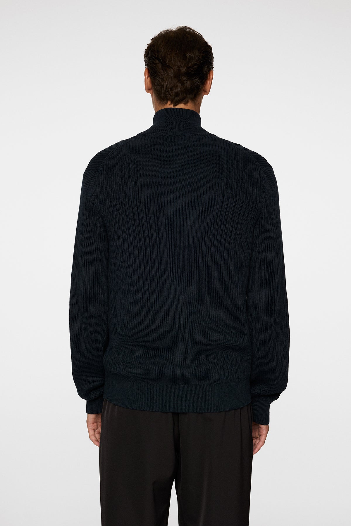 Alexis Full Zip Cardigan in JL Navy by J.Lindeberg