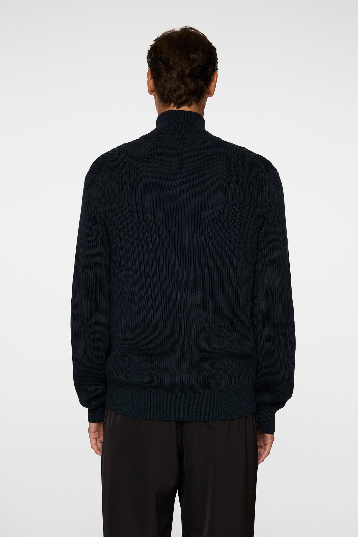 Alexis Full Zip Cardigan in JL Navy by J.Lindeberg