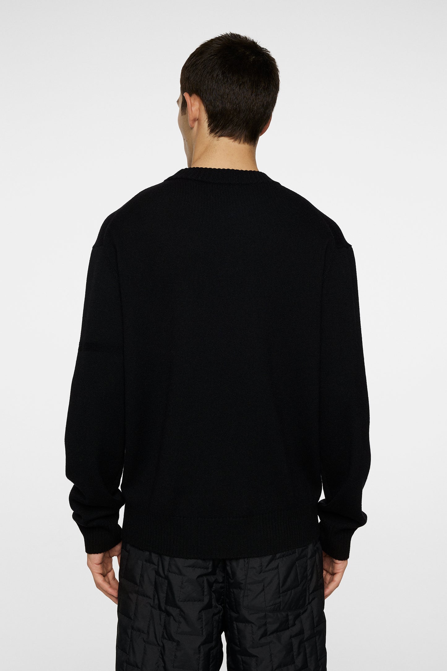 Kino Merino Crew in Black by J.Lindeberg