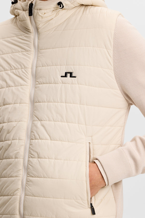 Ebbe Hybrid Knit Hoodie / Moonbeam
