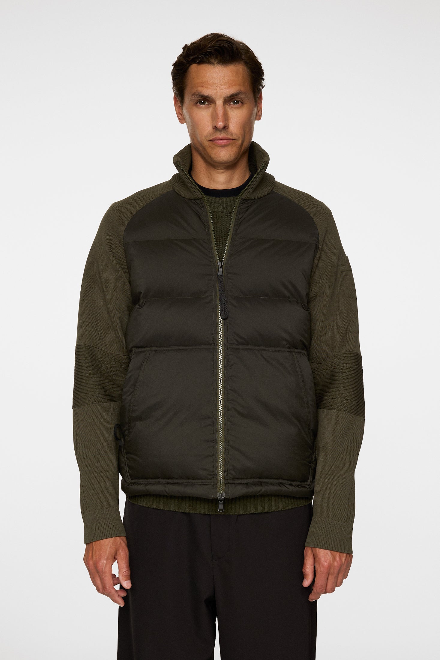 Dome Knit Hybrid Jacket / Forest Green – J.LINDEBERG