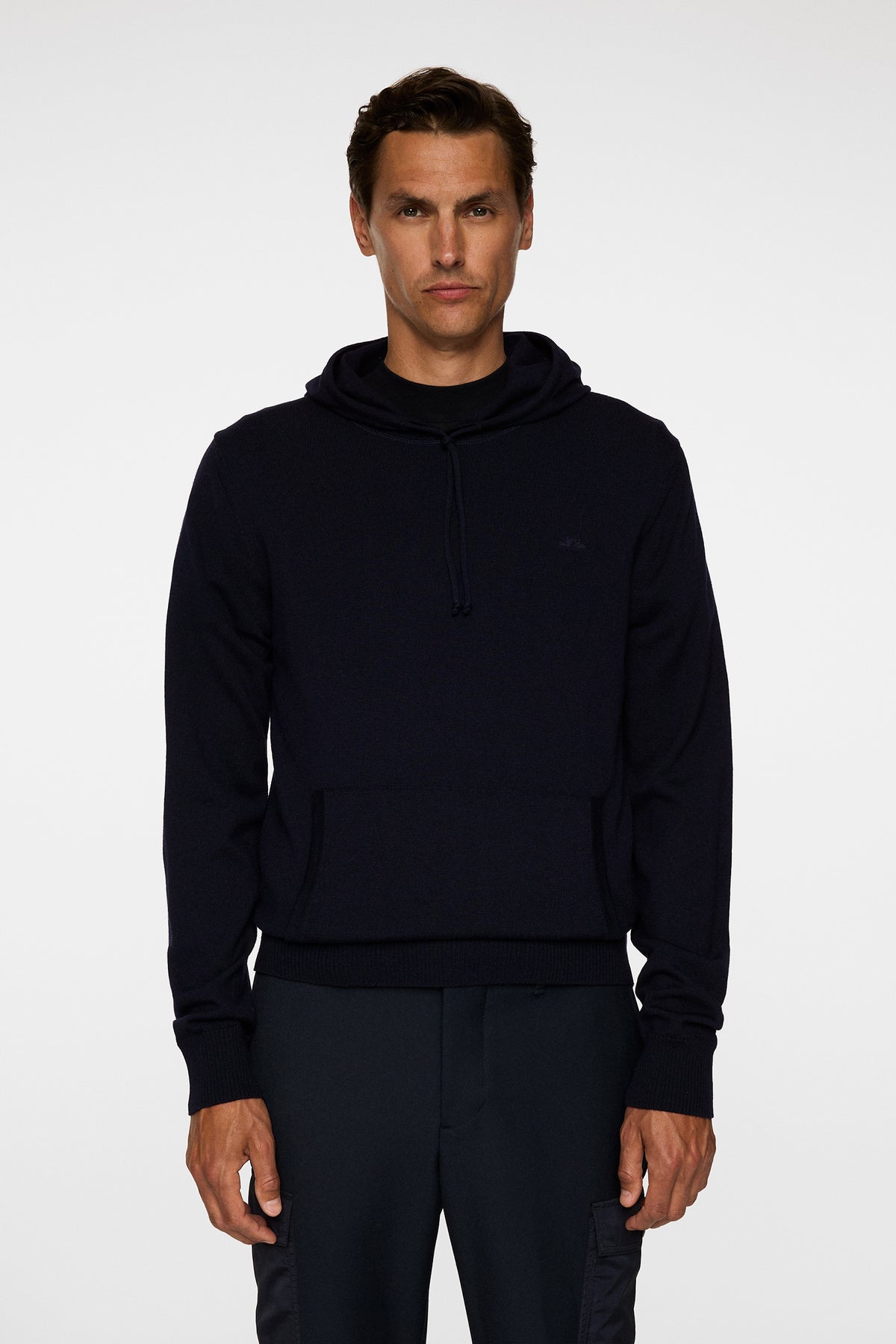 Karl Merino Hoodie in JL Navy by J.Lindeberg