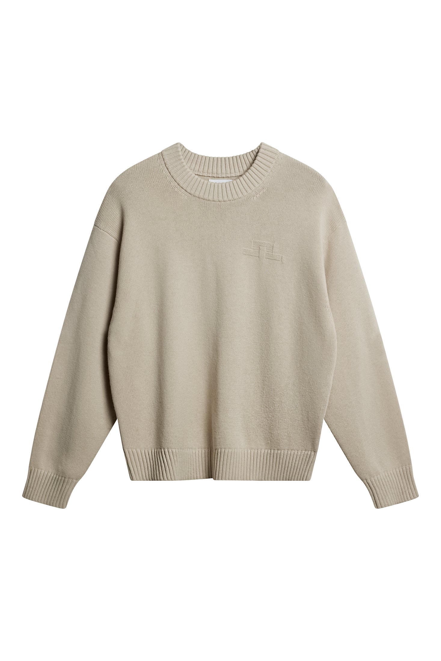 Eddy Cotton Wool Crew Neck Moonbeam