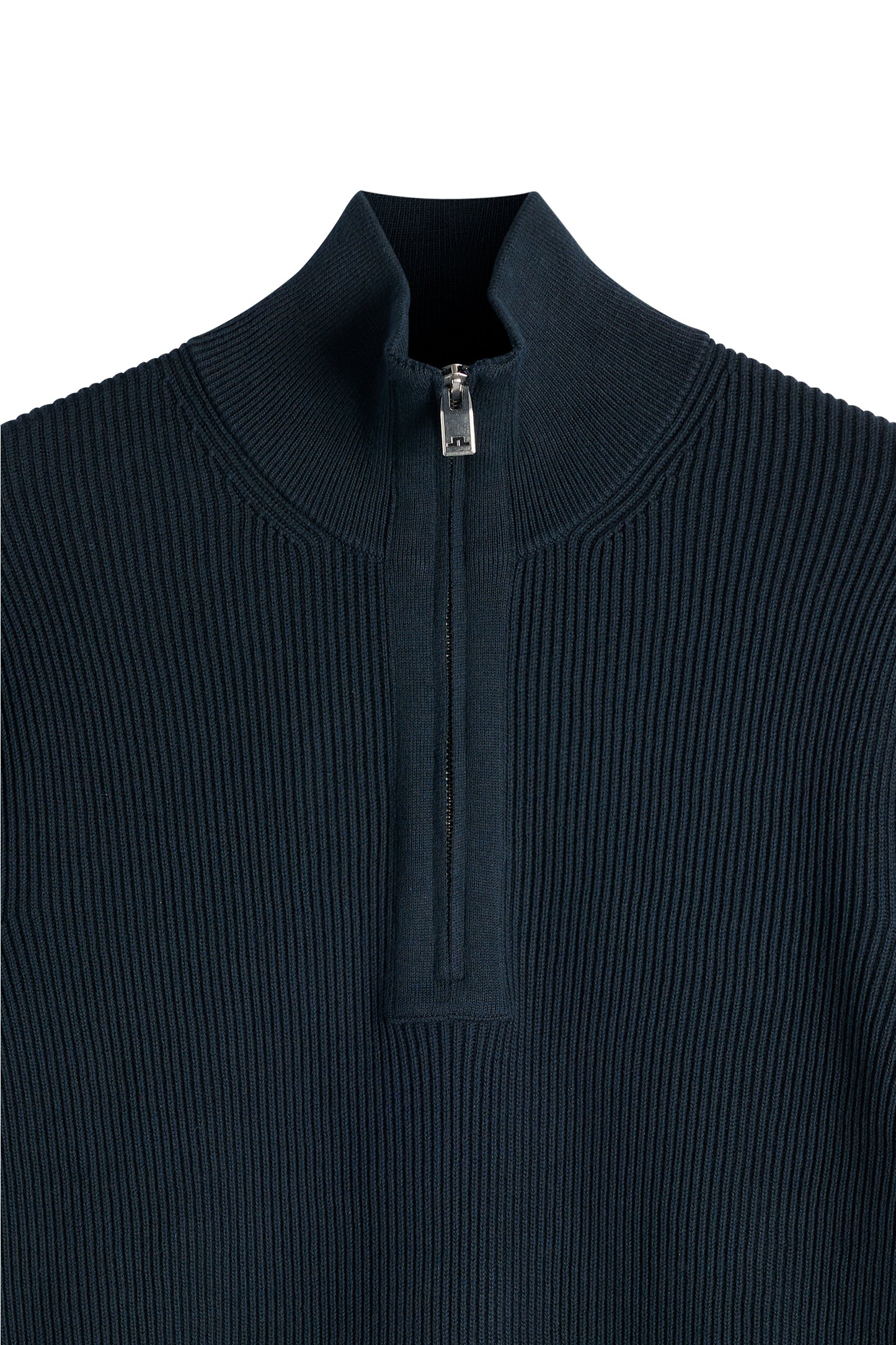 Alex Half Zip Knitted Sweater in JL Navy by J.Lindeberg