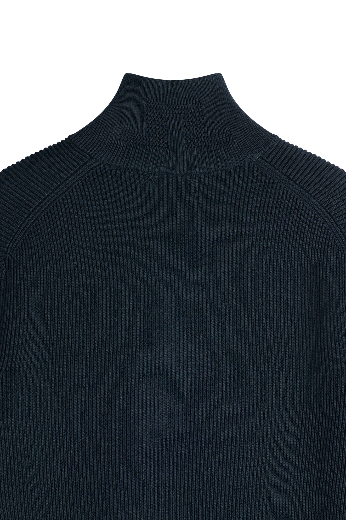 Alex Half Zip Knitted Sweater in JL Navy by J.Lindeberg