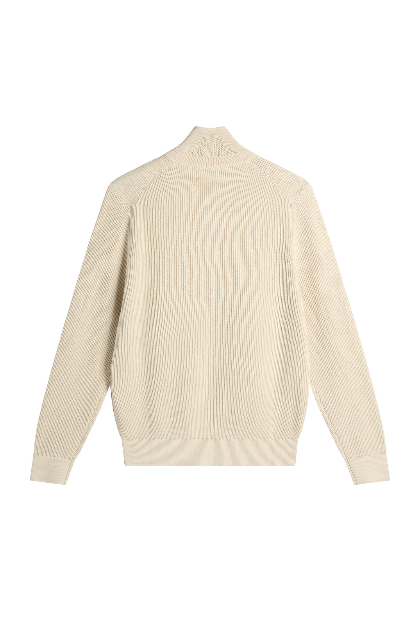 Alex Half Zip Knitted Sweater in Moonbeam by J.Lindeberg