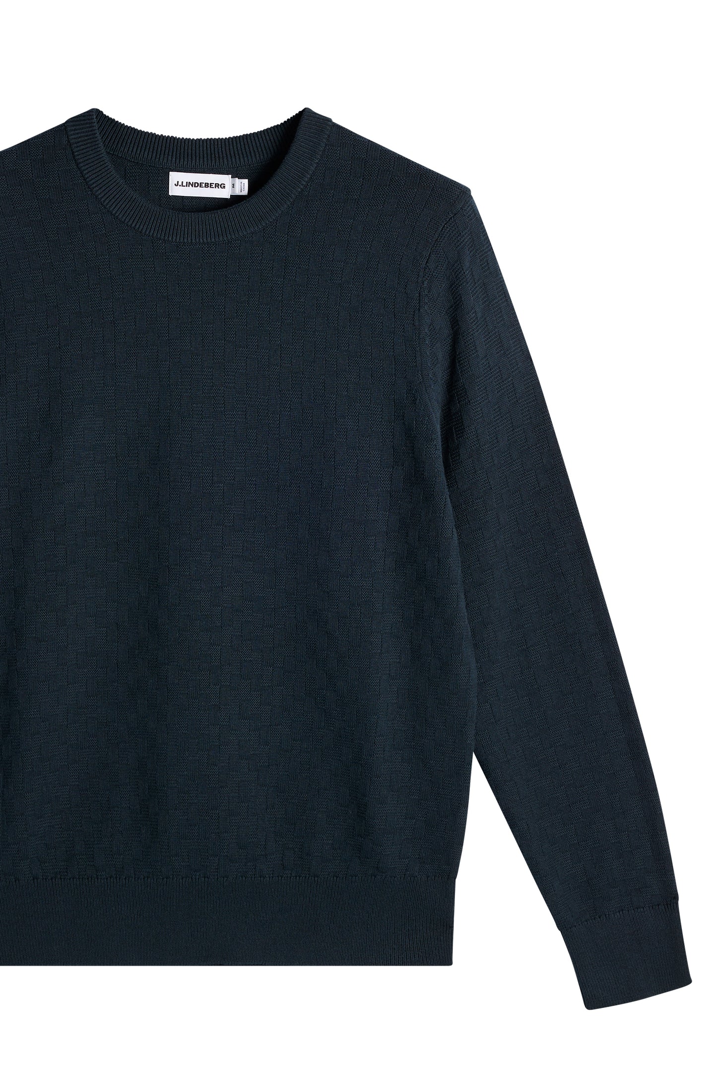 Arthur Knit Org Cotton in JL Navy by J.Lindeberg