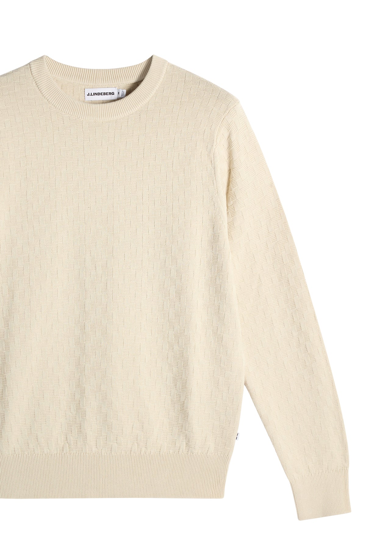 Arthur Knit Org Cotton in Moonbeam by J.Lindeberg