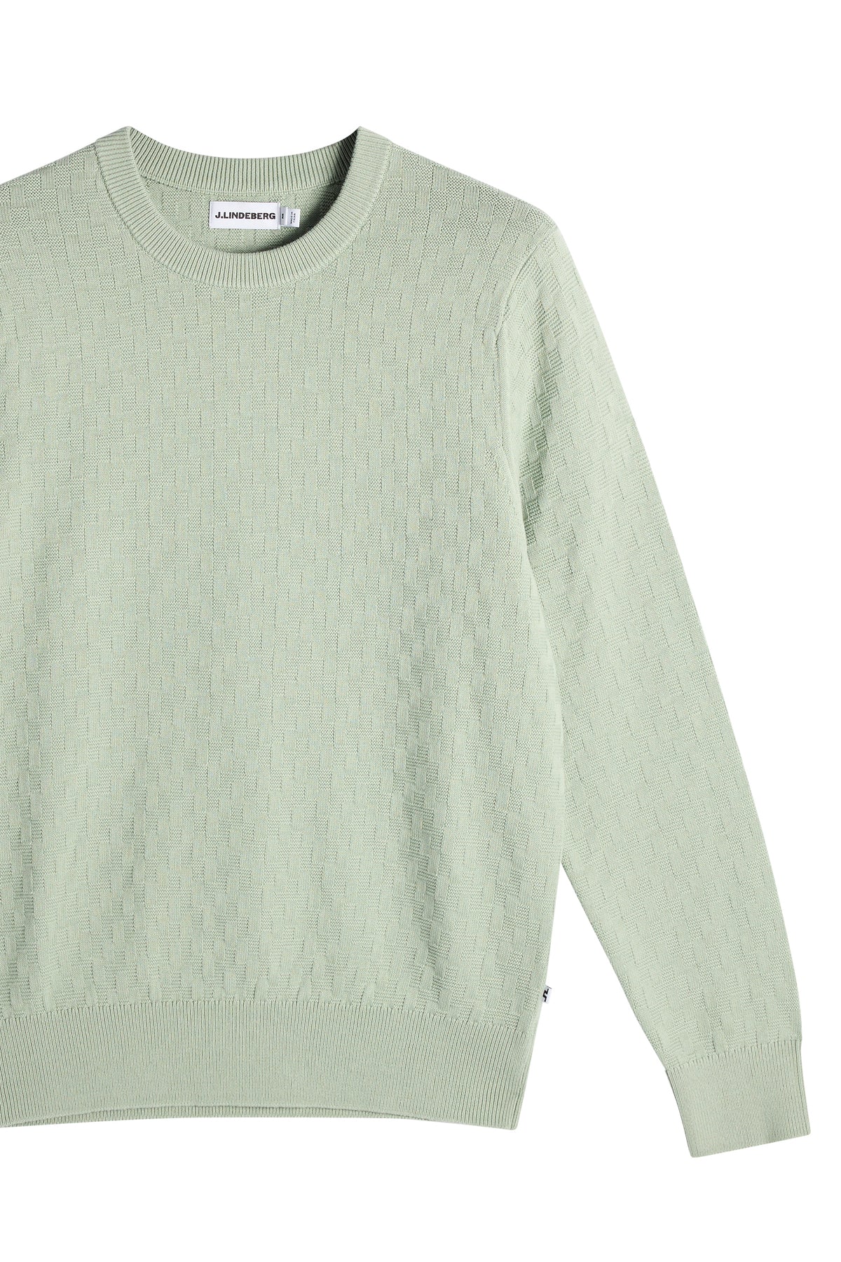 Arthur Knit Org Cotton in Jadeite by J.Lindeberg