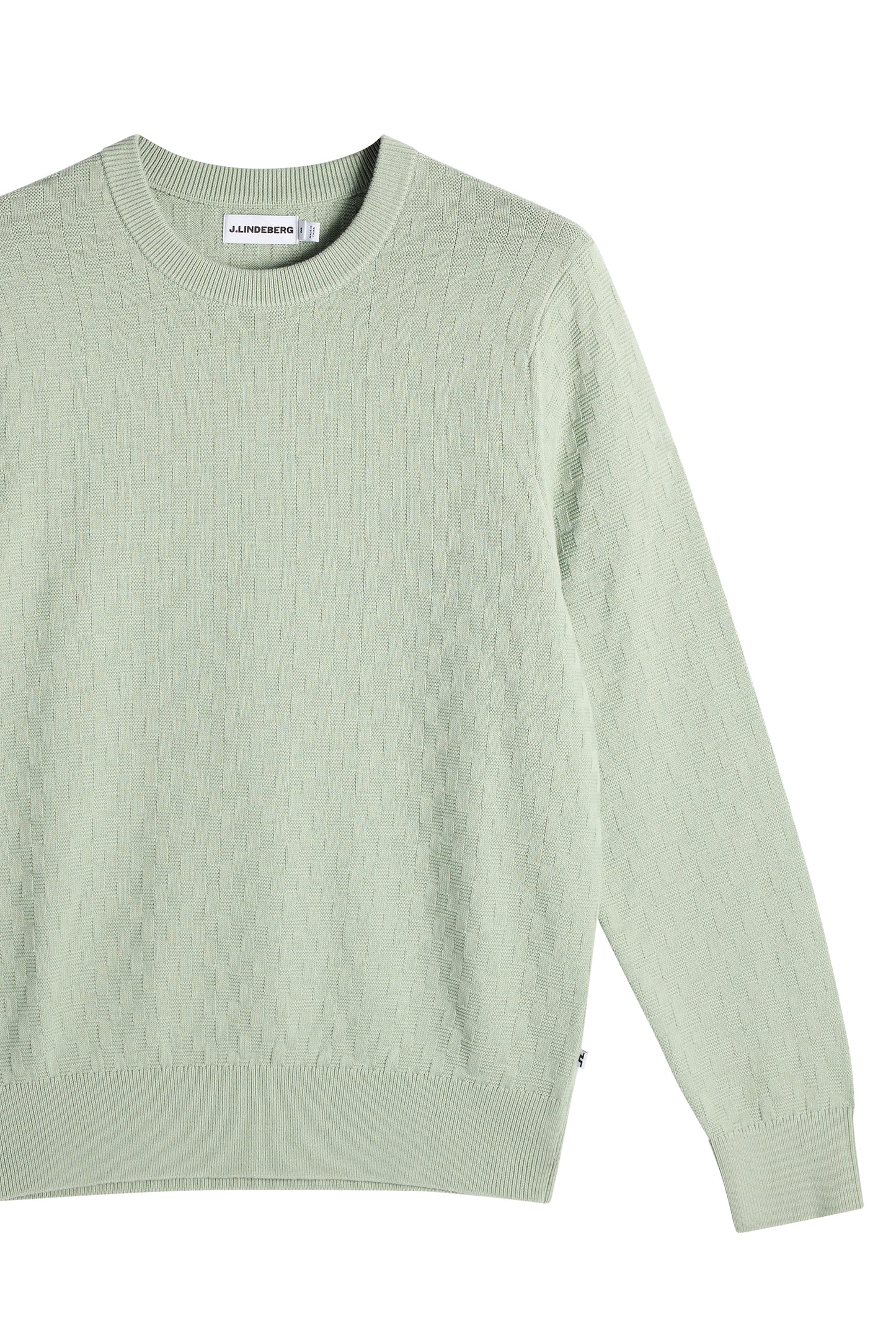 Arthur Knit Org Cotton in Jadeite by J.Lindeberg