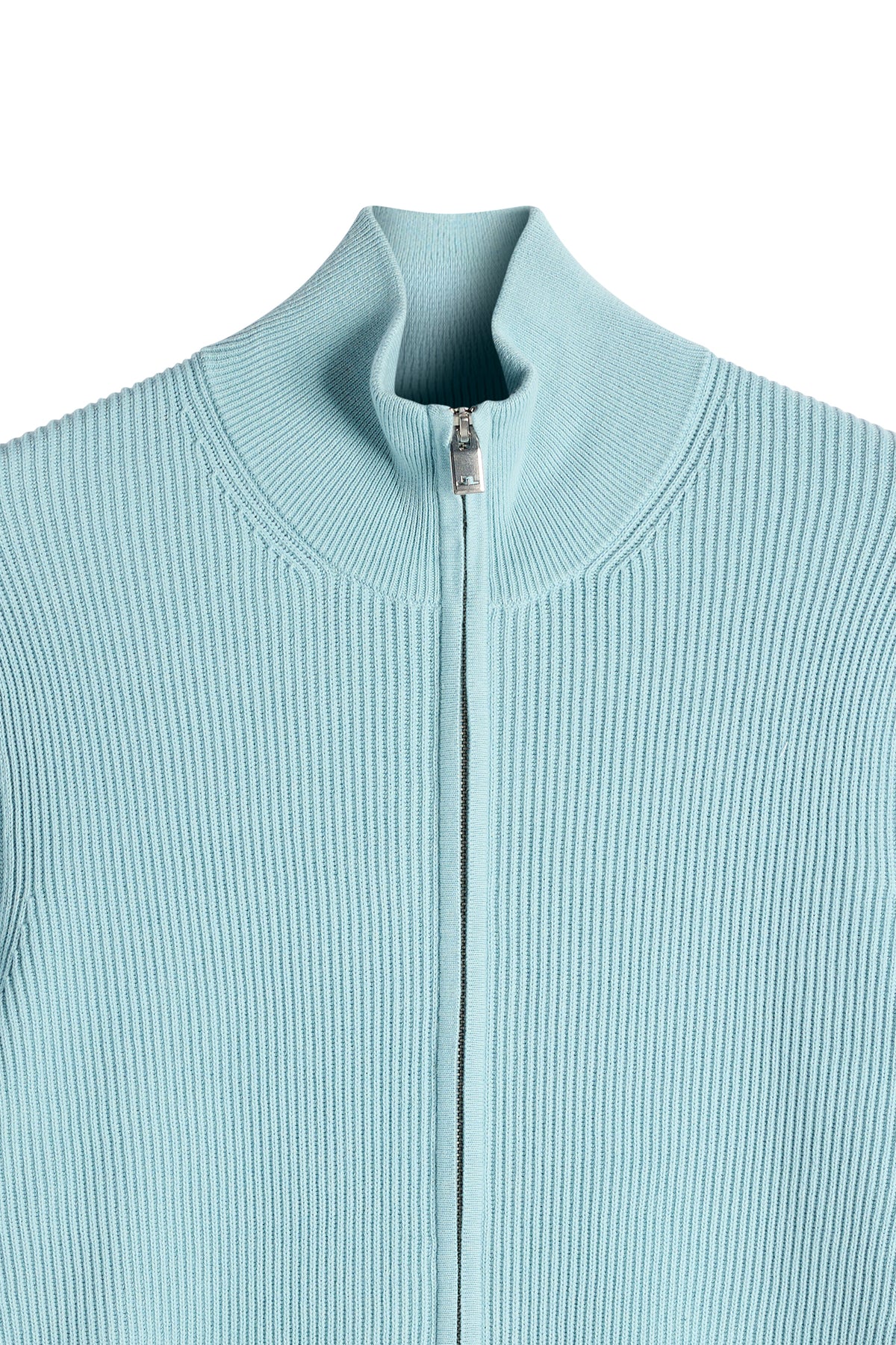 Alexis Full Zip Cardigan in Forget-Me-Not by J.Lindeberg