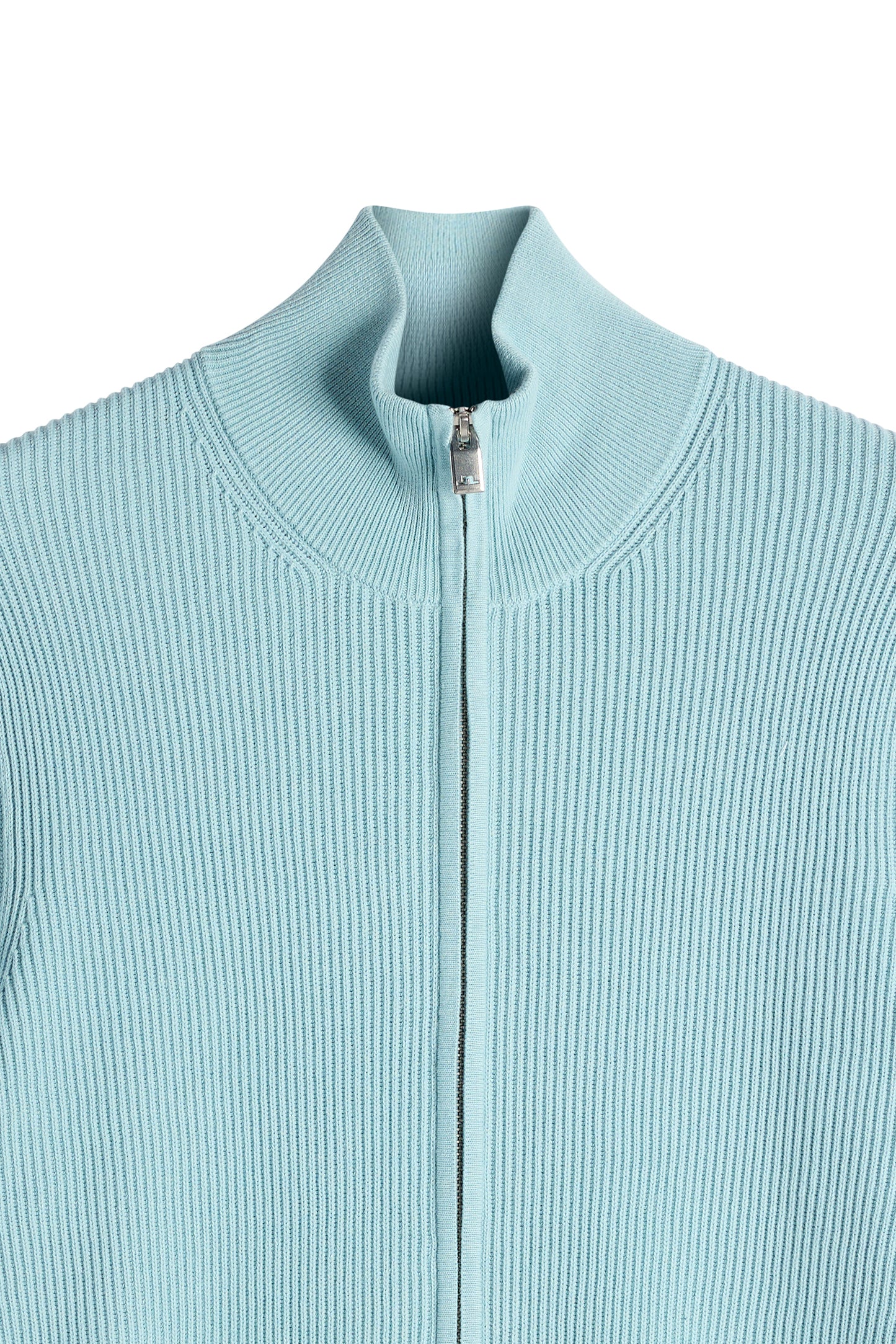Alexis Full Zip Cardigan in Forget-Me-Not by J.Lindeberg