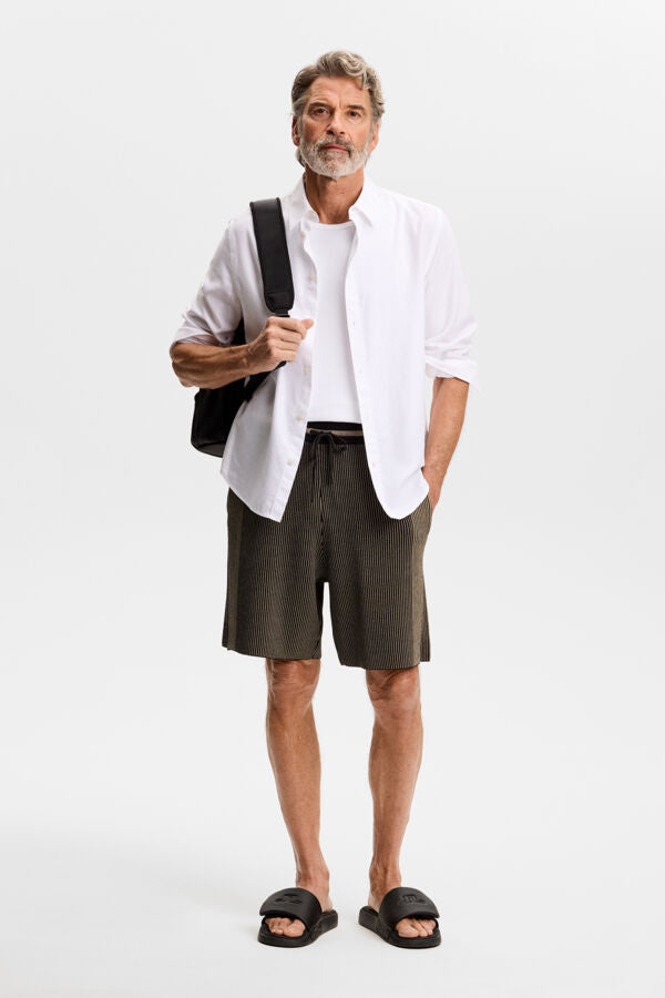 Simon Knitted Shorts / Black