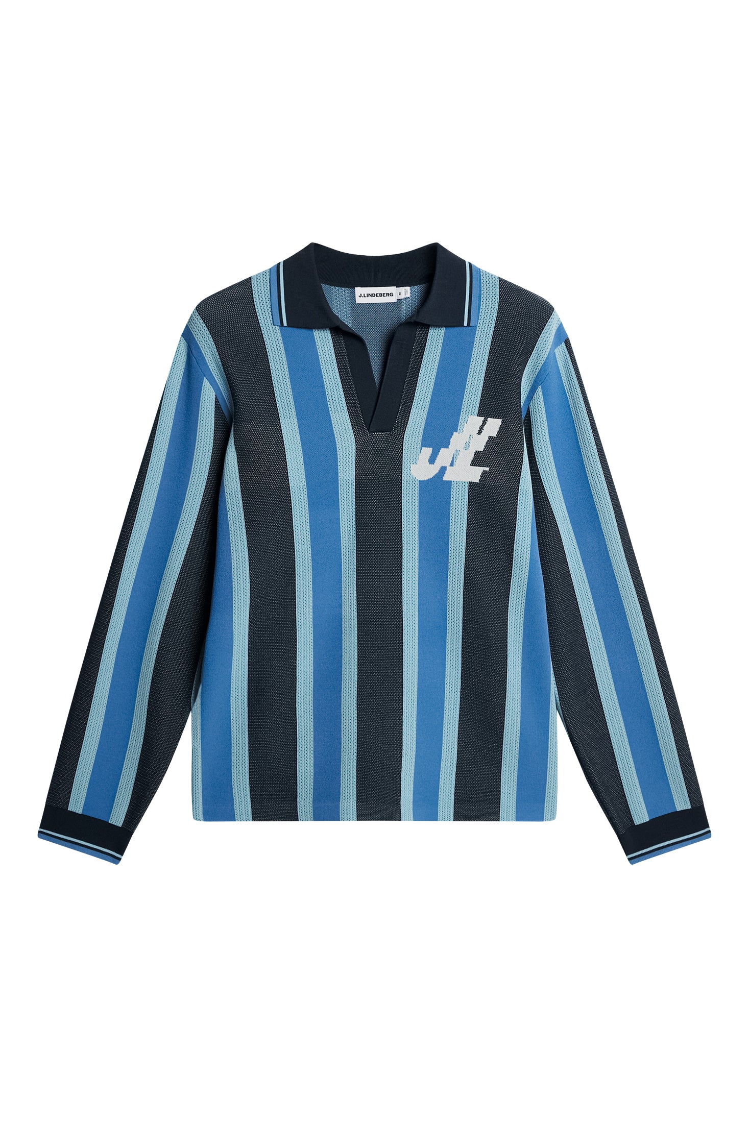 Silas Stripe Polo Knit / JL Navy – J.LINDEBERG US