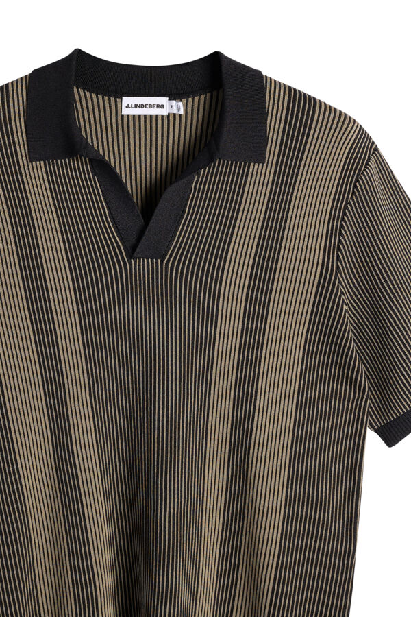 Sal Knitted Polo / Black