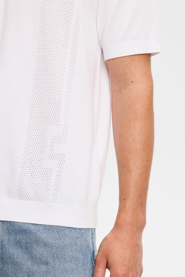Reymond Seasonal Knit Polo / White