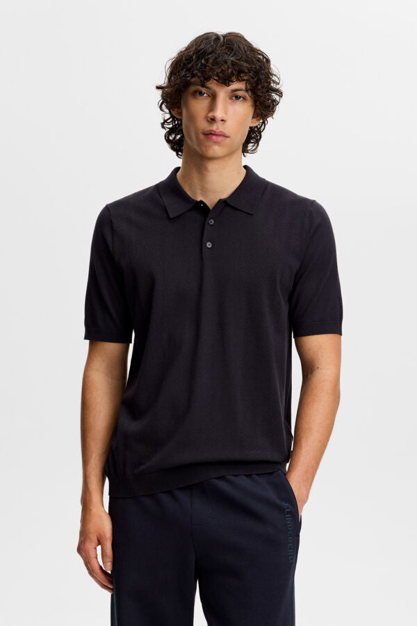 Reymond Seasonal Knit Polo / JL Navy