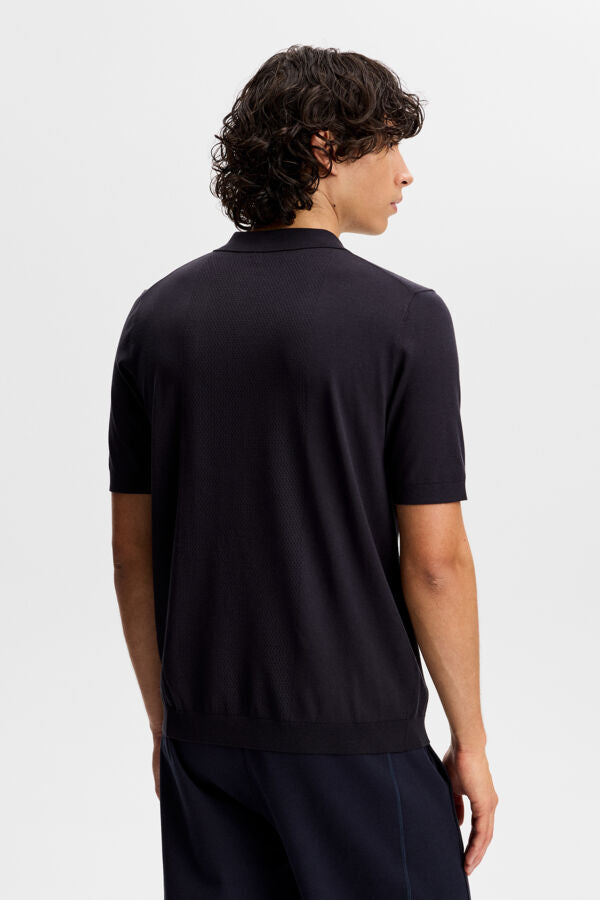 Reymond Seasonal Knit Polo / JL Navy