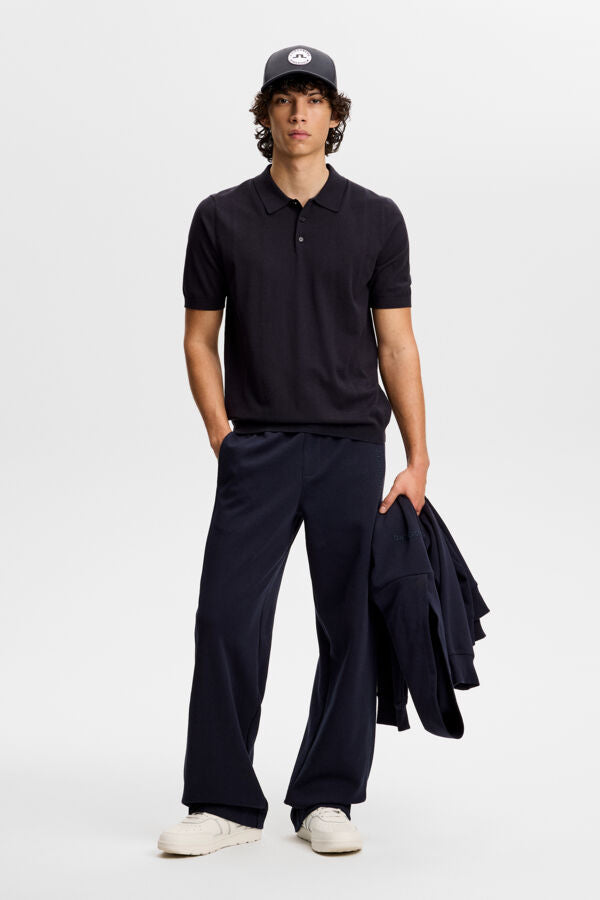 Reymond Seasonal Knit Polo / JL Navy