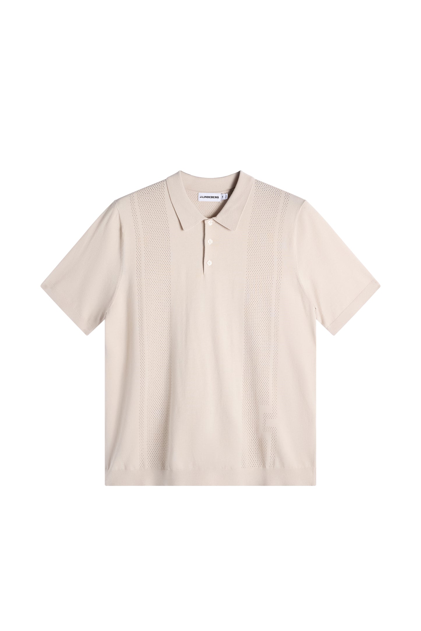 Reymond Seasonal Knit Polo in Moonbeam by J.Lindeberg