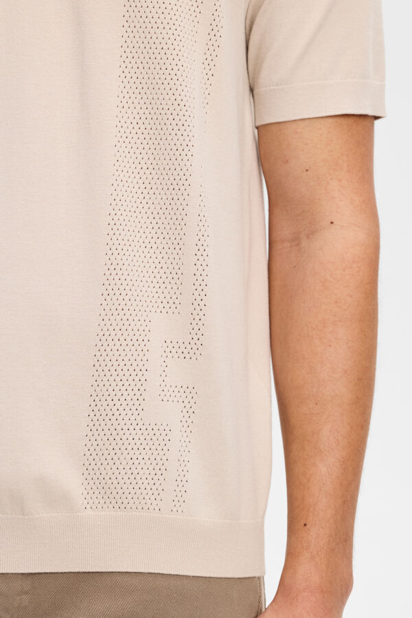 Reymond Seasonal Knit Polo / Moonbeam