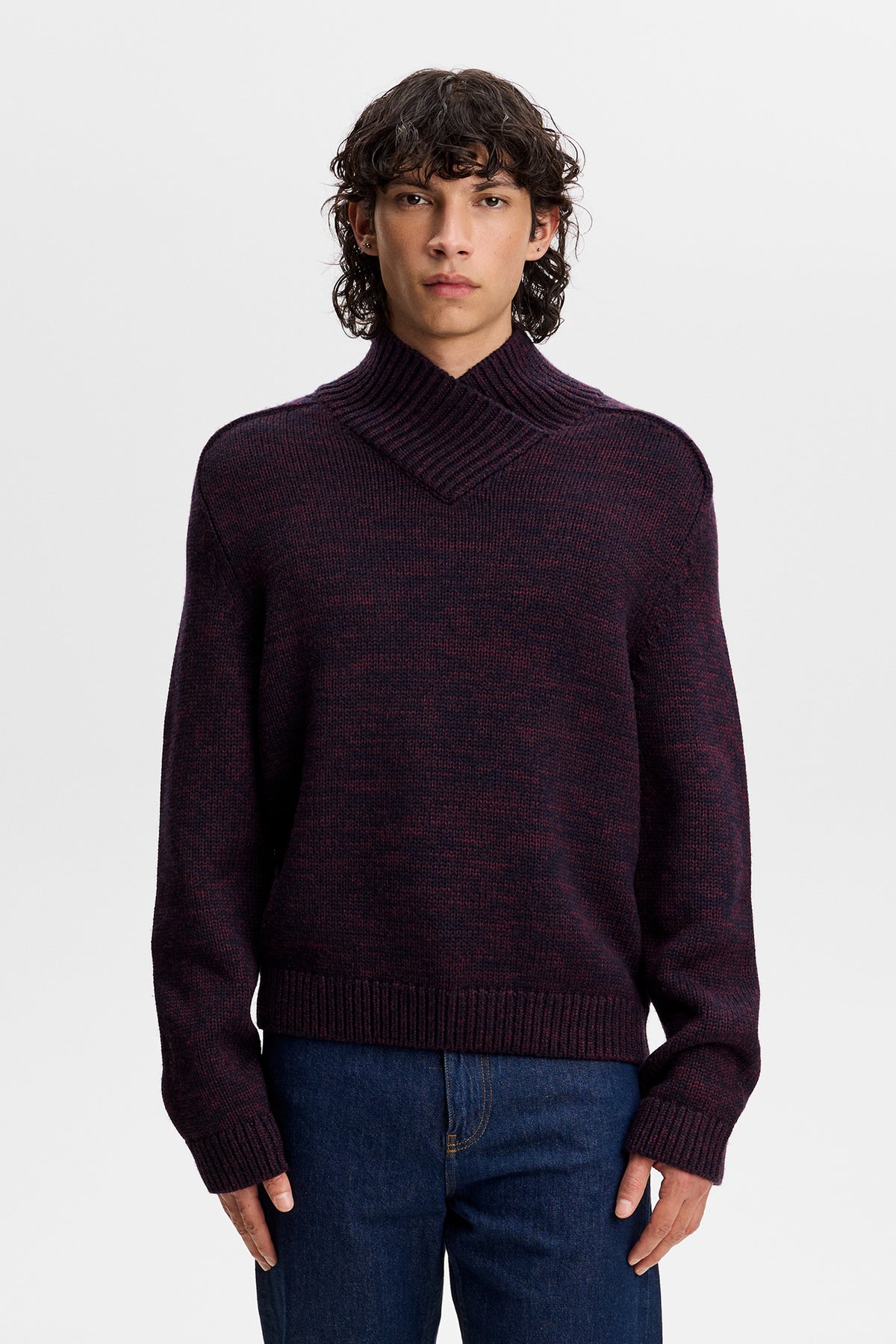 Marve Shawl Collar in JL Navy by J.Lindeberg