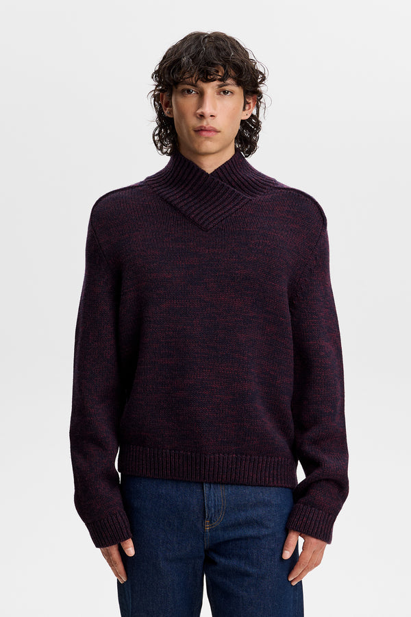 Marve Shawl Collar / JL Navy