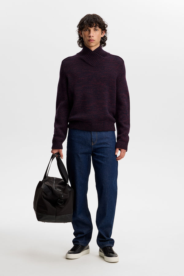 Marve Shawl Collar / JL Navy