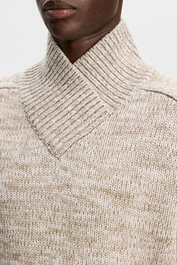 Marve Shawl Collar / Moonbeam