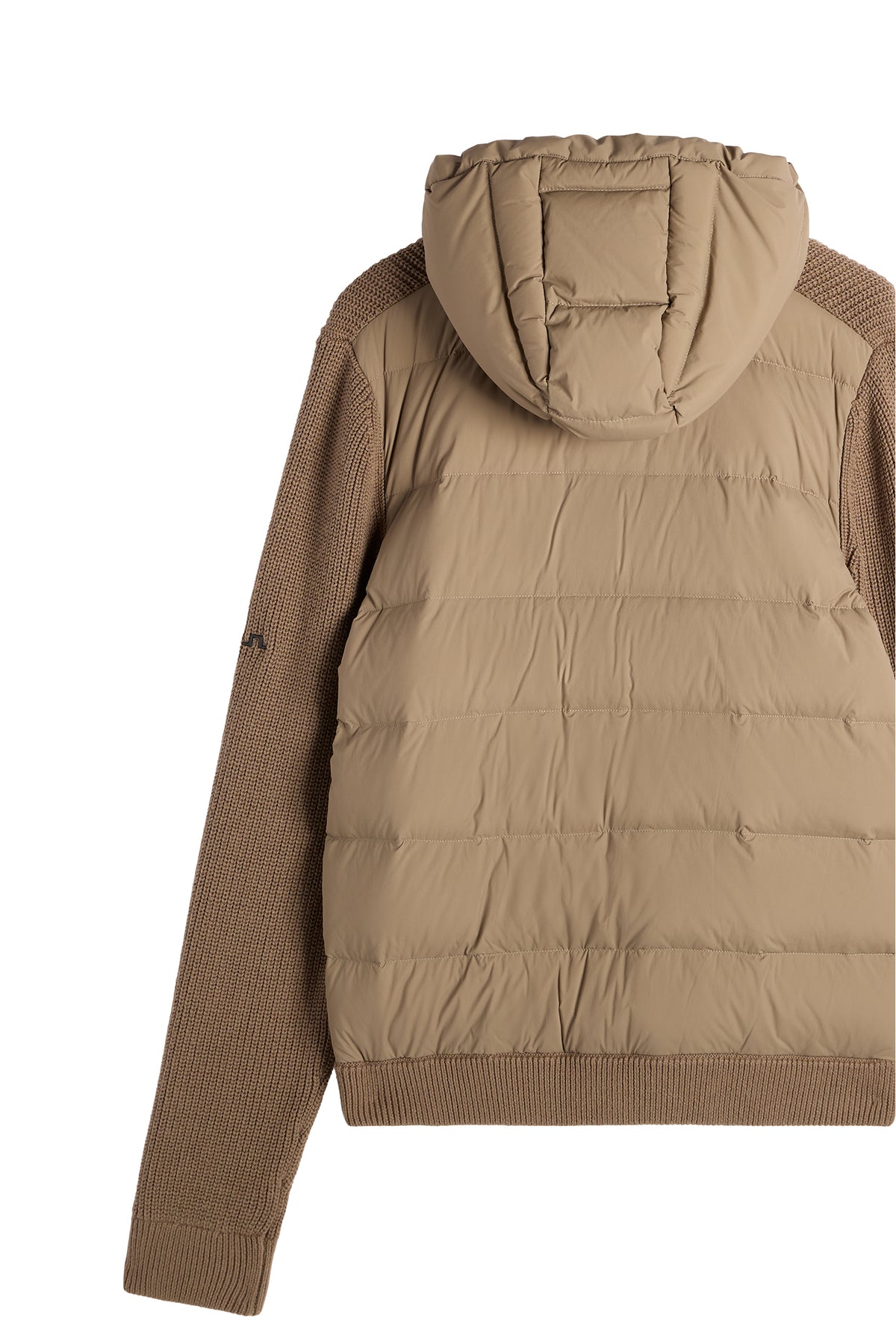 Dorin Knit Hood Hybrid Jacket in Brindle by J.Lindeberg