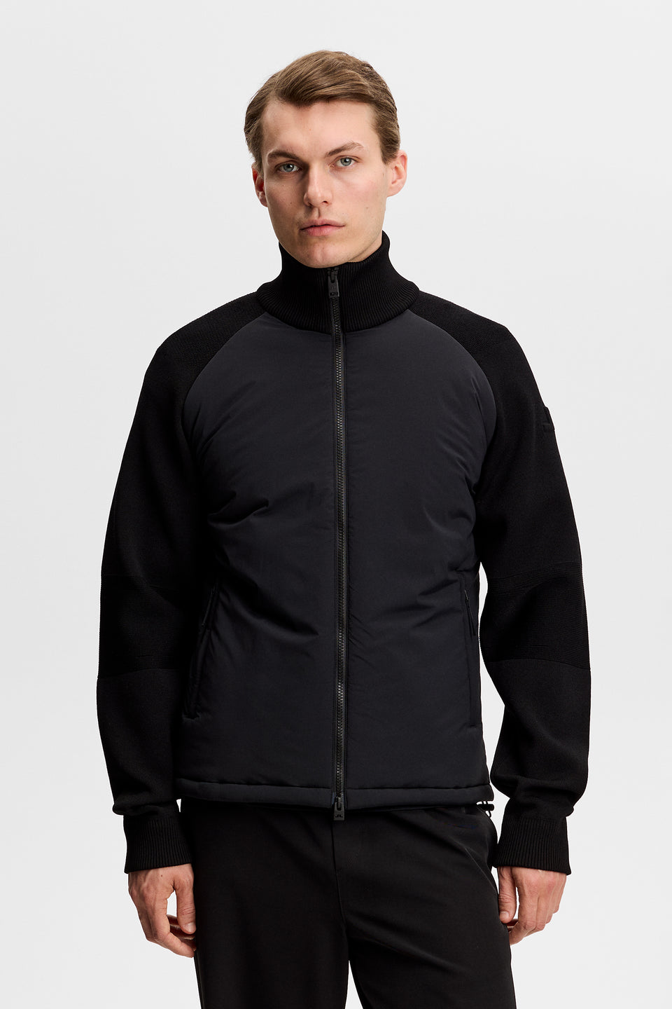 Aeron Knit Hybrid Jacket / Black