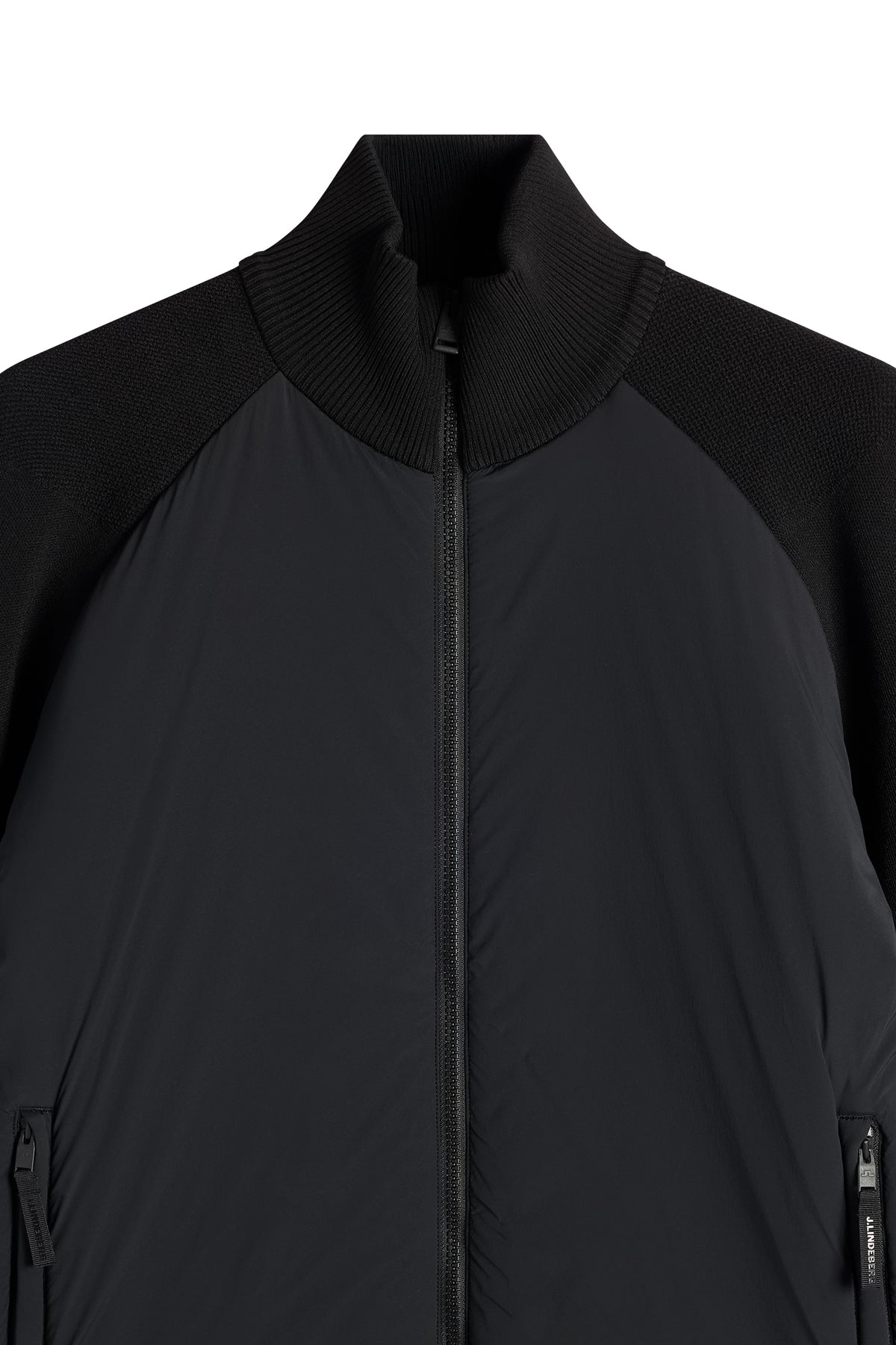 Aeron Knit Hybrid Jacket in Black by J.Lindeberg
