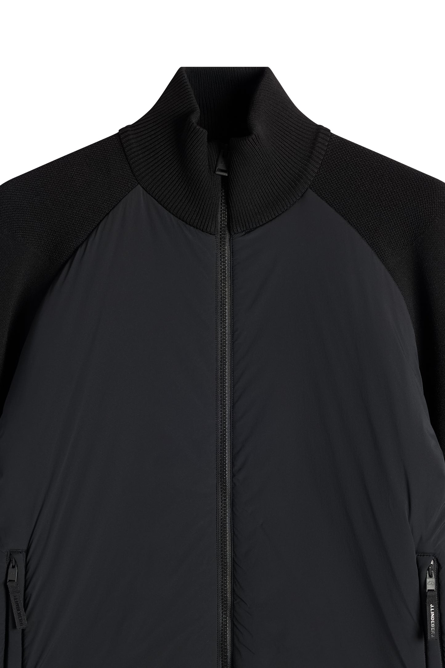 Aeron Knit Hybrid Jacket in Black by J.Lindeberg