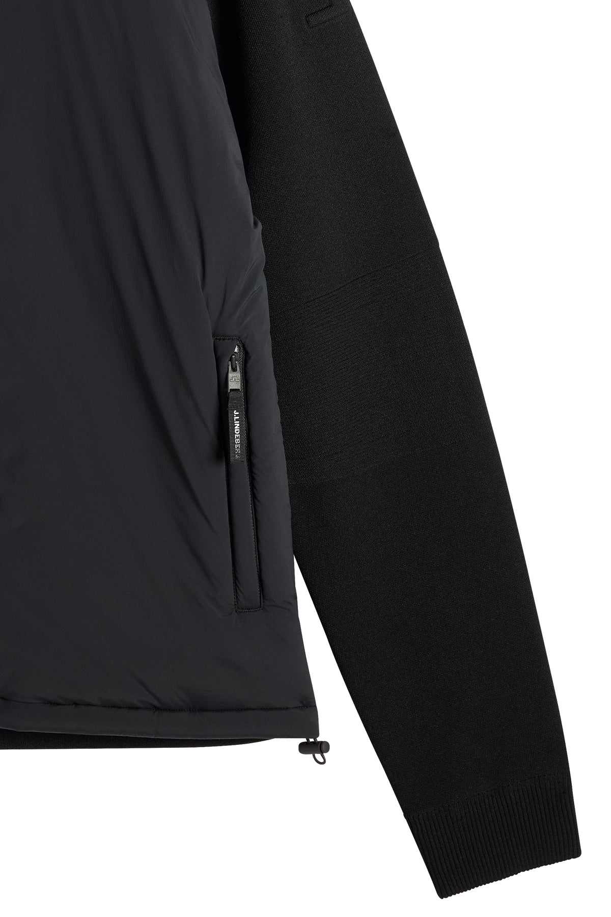 Aeron Knit Hybrid Jacket in Black by J.Lindeberg