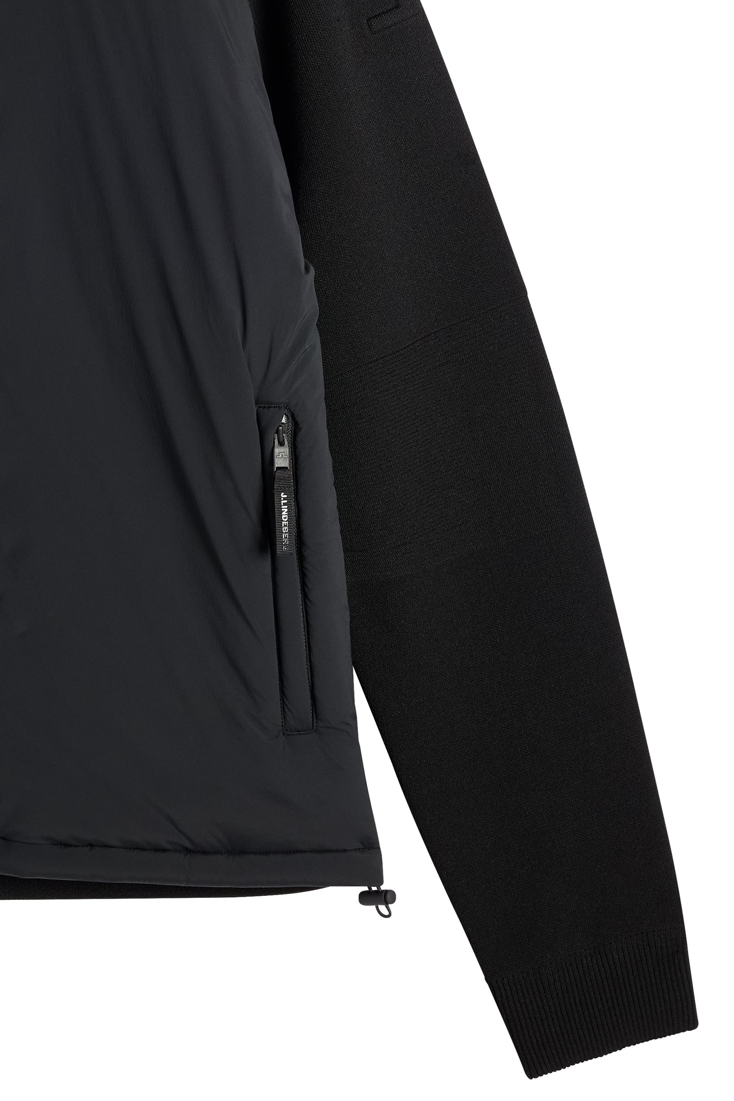 Aeron Knit Hybrid Jacket in Black by J.Lindeberg