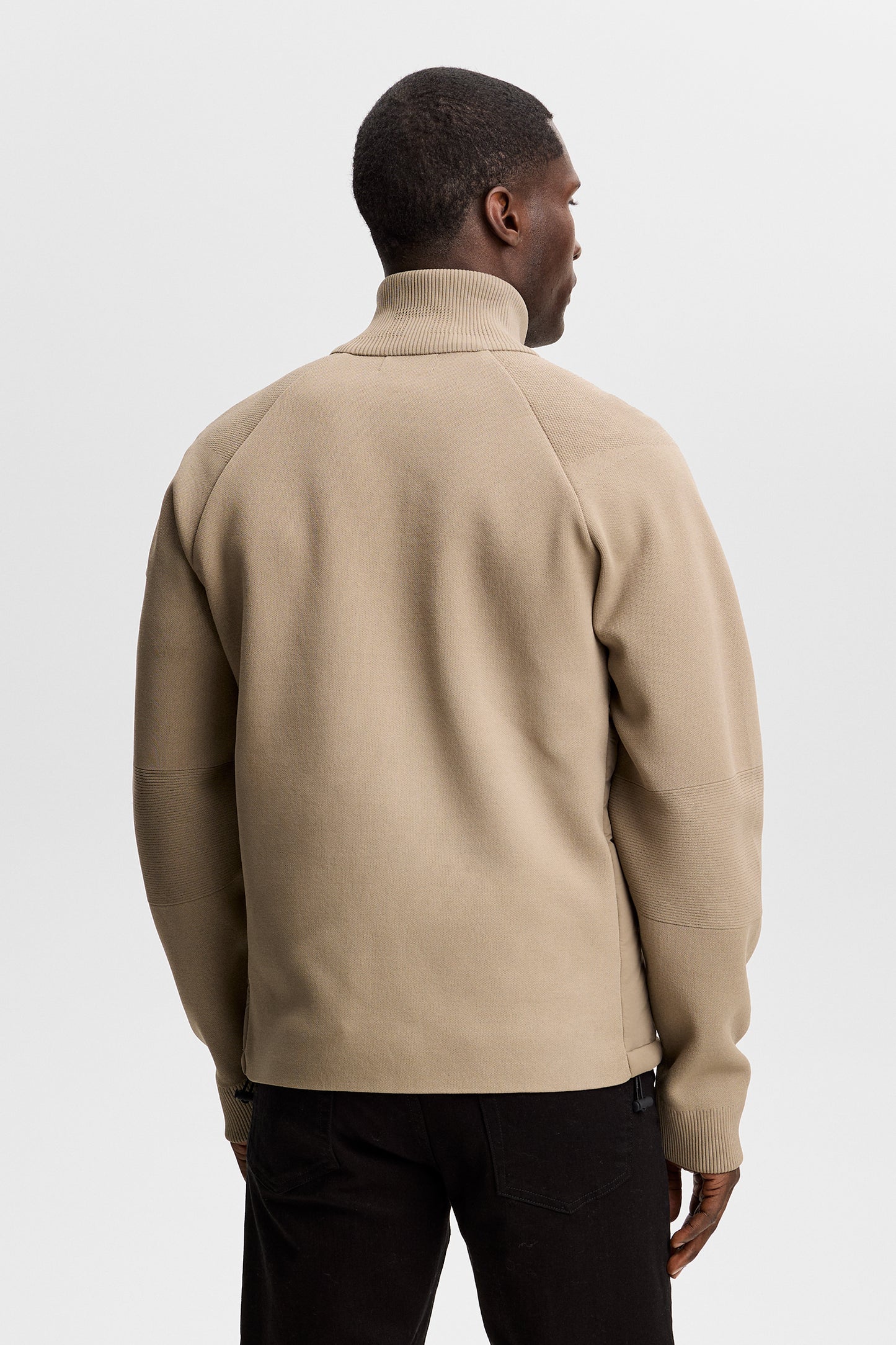 Aeron Knit Hybrid Jacket in Brindle by J.Lindeberg