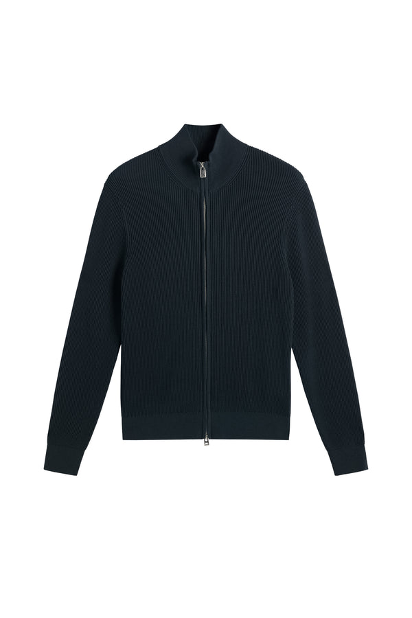 Alexis Full Zip Cardigan / JL Navy