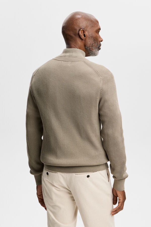 Alexis Full Zip Cardigan / Brindle