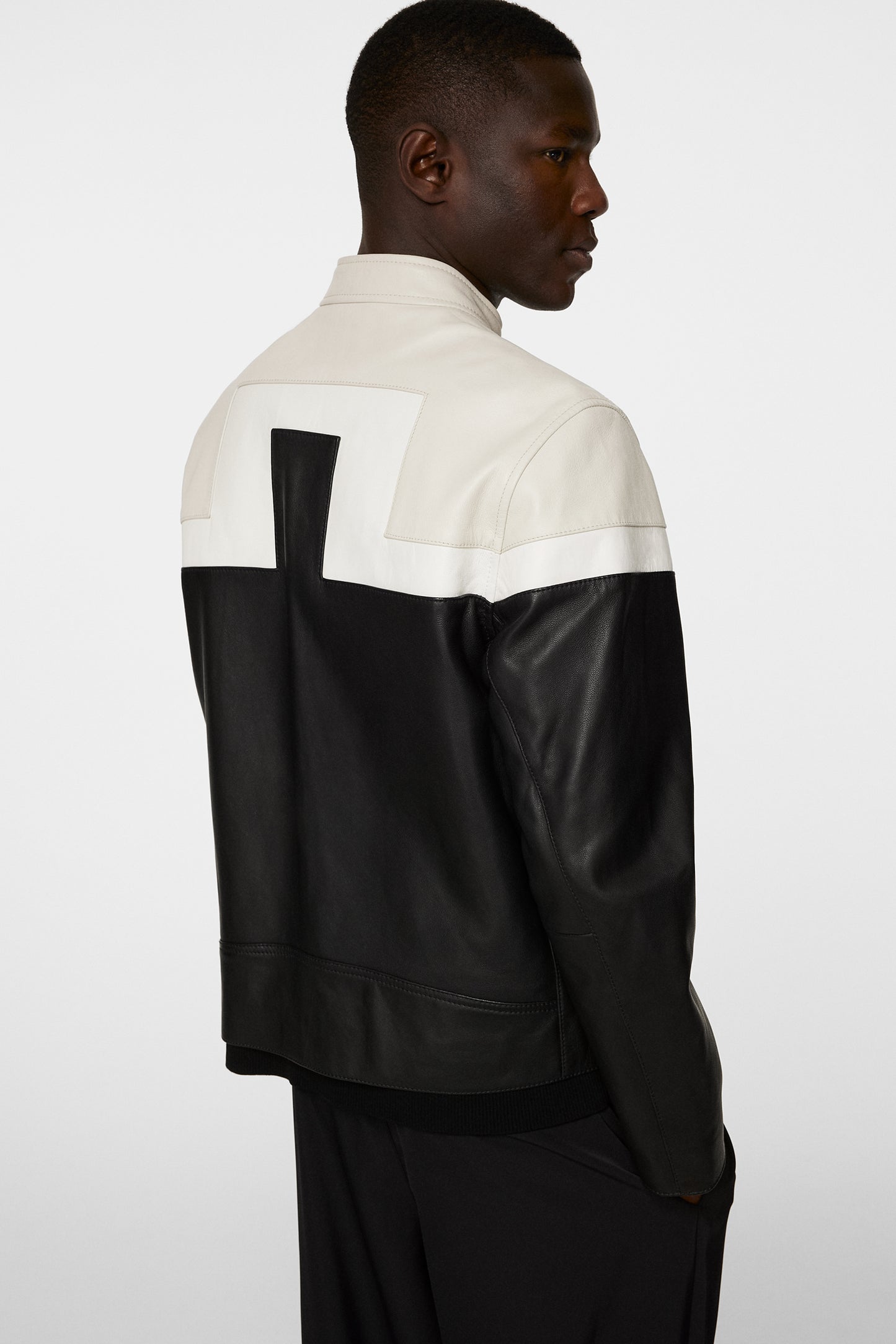Brodie Biker Jacket in Black by J.Lindeberg