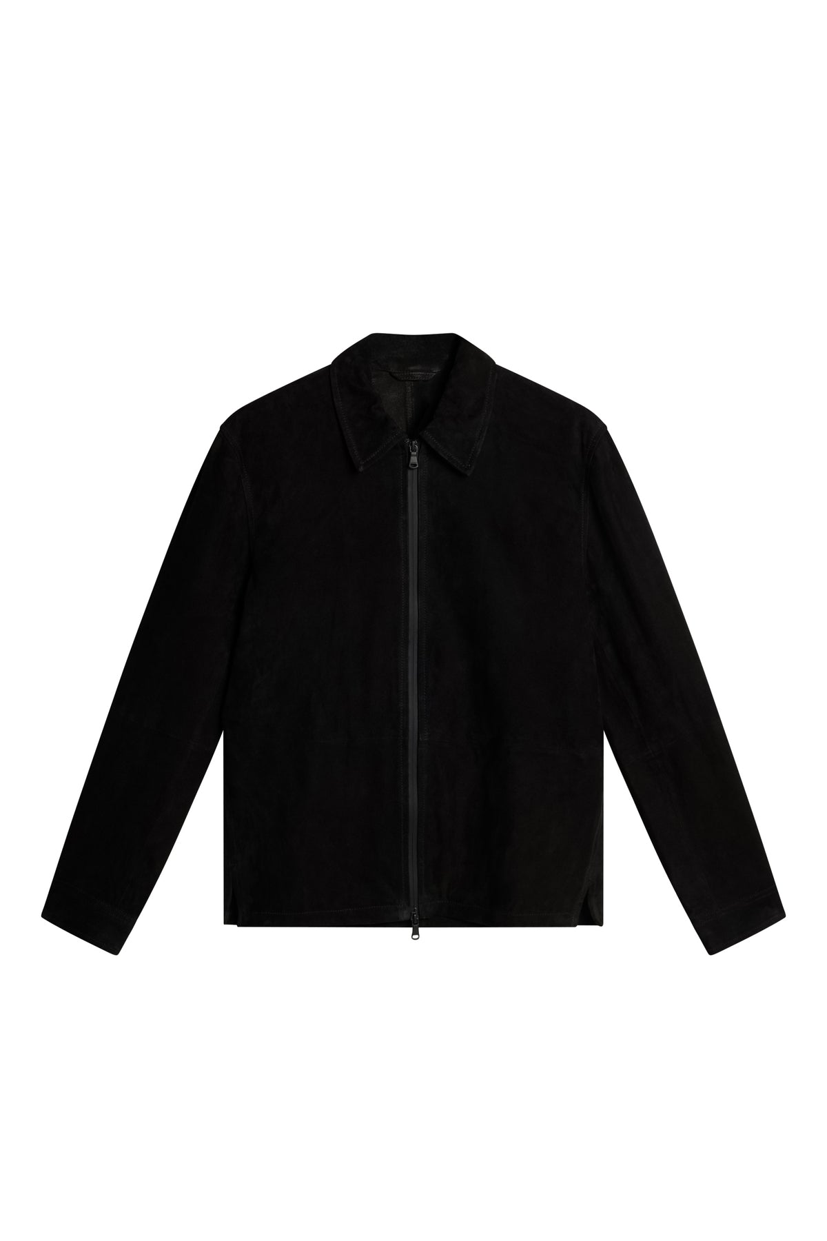 Jase WR Suede Overshirt in Black by J.Lindeberg