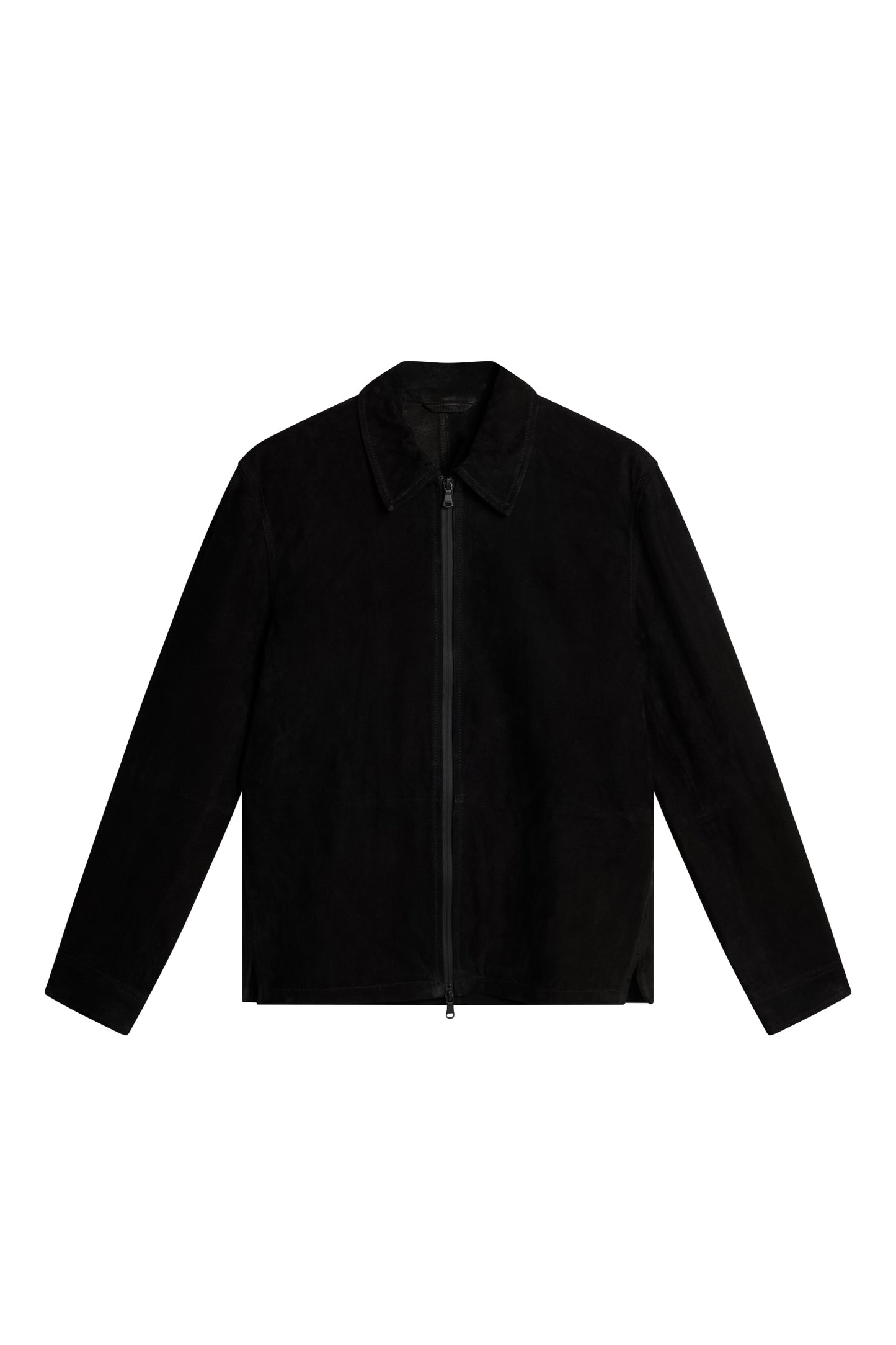 Jase WR Suede Overshirt in Black by J.Lindeberg