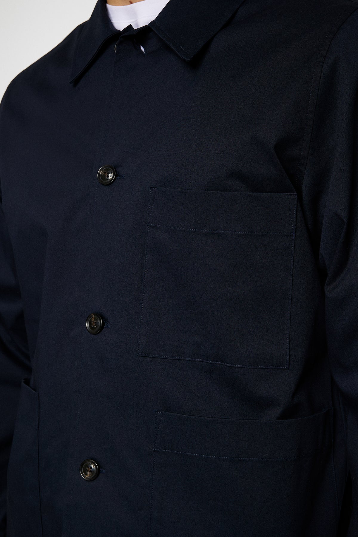 Easton Workwear Overshirt in JL Navy by J.Lindeberg