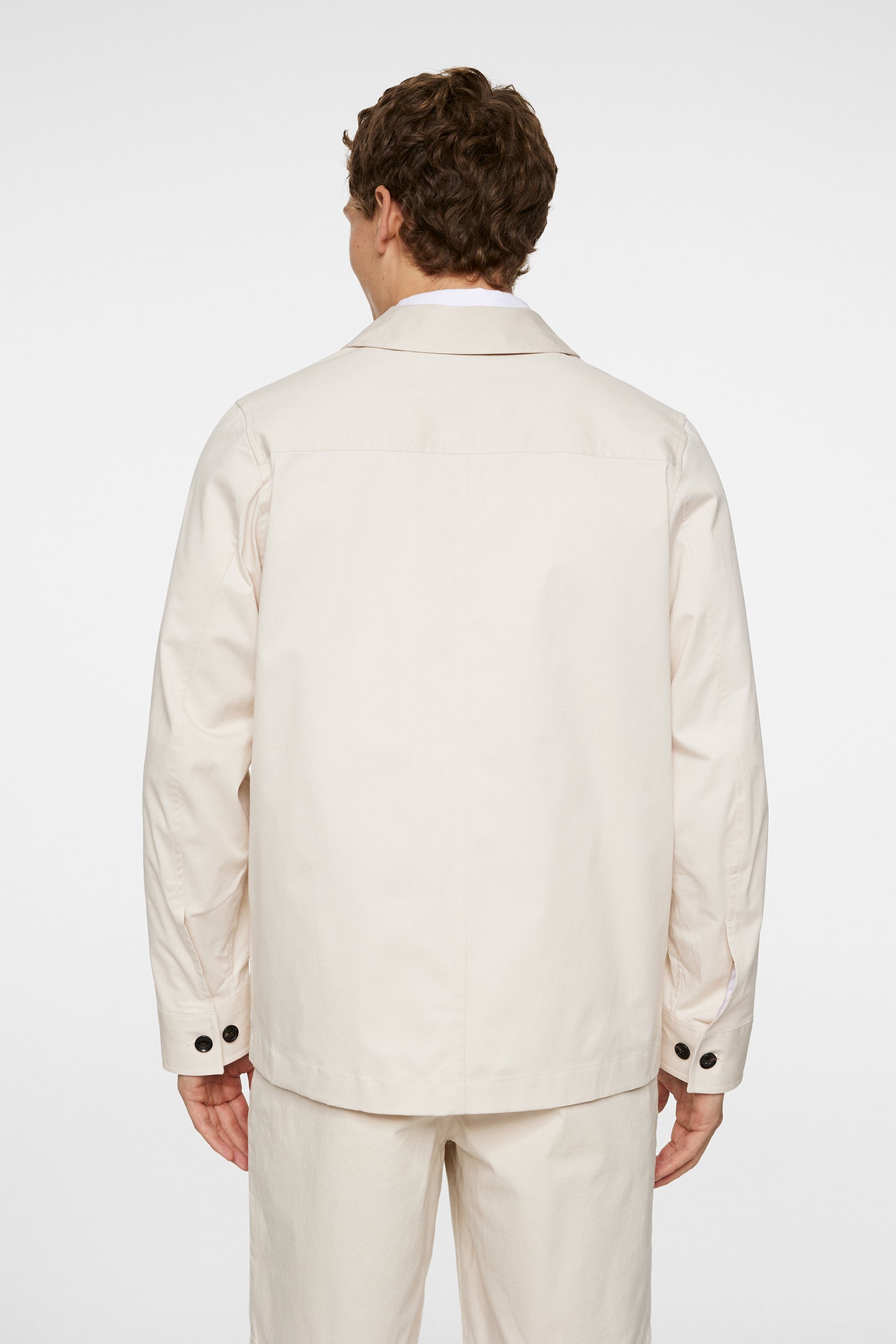 Easton Workwear Overshirt in Moonbeam by J.Lindeberg
