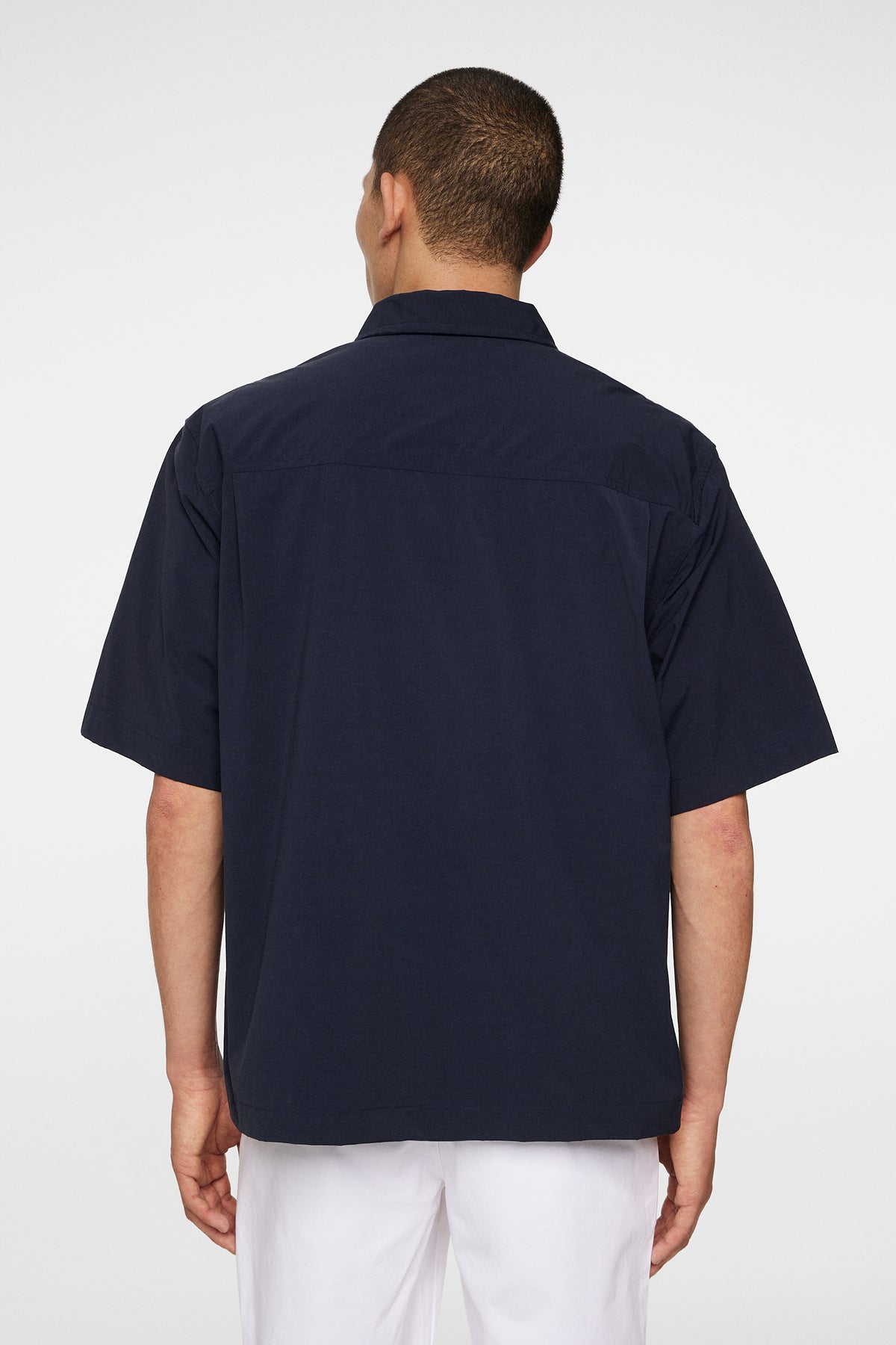 Corey Summer Stretch Overshirt in JL Navy by J.Lindeberg